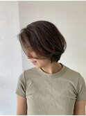 ボブグラデーション大人ショートハンサムショート