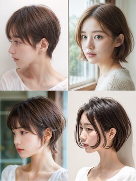 ルミヘアー 県庁藤江店(Lumi hair) 《Lumi hair》ショート/骨格補正