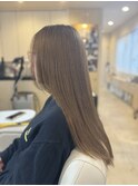 秋のミルクティーカラー