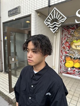 スウェル 船橋店(Swell) #ダークアッシュ#ニュアンスパーマ#韓国マッシュ#スペインカール