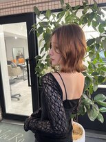 ネイロ 錦糸町(NeiRo)&nbsp;魅力倍増カールセミディシアーカラーダークアッシュショートヘア