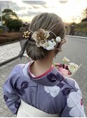 卒業式ヘアセット
