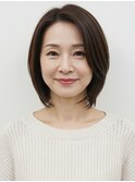 40代にオススメ★上品なくびれレイヤーボブ