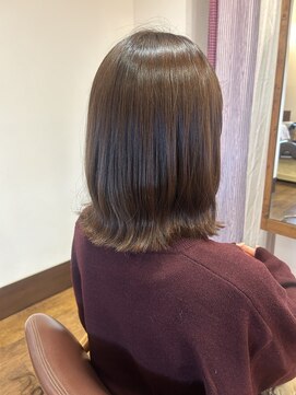 アソビ(asobi) 【asobi】外ハネ×ブラウンカラー