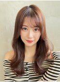 《Agu hair》春色ミディアムヘア×numberA.ケアオイルスリーク