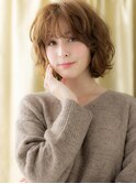 乾かすだけ大人美人抜け感ウェーブミディアムボブZ浦和30代40代
