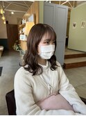 ゆるミディアム×ブラウンカラー
