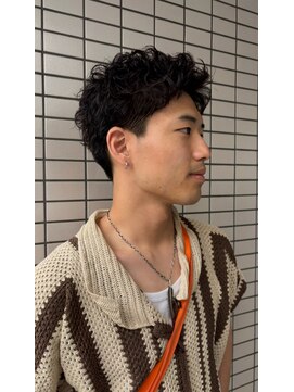 サンアタゴノット(san.atagonot) ナチュラルなベリーショート ピンパーマ/メンズ/メンズショート