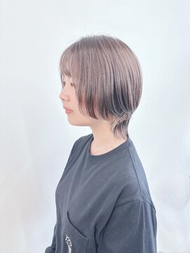 ラウンジ モリオ イケブクロ(Lounge MORIO Ikebukuro) *丸みショートレイヤーボブくびれショートウルフマッシュウルフ