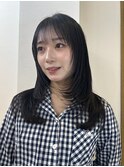 暗めカラー/レイヤーカット/マロンベージュくすみベージュ北千住