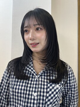 ロンドアベニール 北千住(Lond avenir) 暗めカラー/レイヤーカット/マロンベージュくすみベージュ北千住