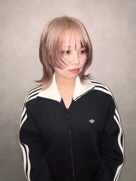 ルーツカラー/ホワイトブロンド「宇都宮/ブリーチ」