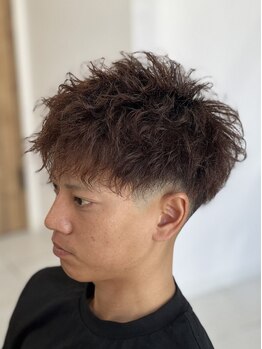 クラウドナイン(CLOUD9)の写真/【倉敷/連島/水島】ON/OFF両方キマるメンズパーマ。乾かすだけで再現でき、毎朝のスタイリングが楽に！