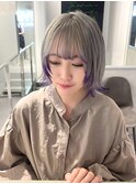 ルーツカラー/ホワイトシルバー/抜きっぱなしブロンド