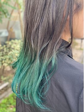 デコラ DECOR ダークベース×グリーングラデーション