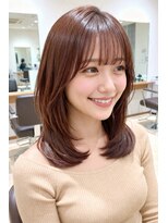 ヘアーメイク ピグレット(HAIR MAKE PIGLET)&nbsp;顔回りレイヤー/小顔レイヤー/髪質改善ストレート/ストレート