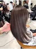 ハイライトバレイヤージュダブルカラーケアブリーチ20代30代