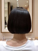 トリコ アヴェダ ららテラス北綾瀬(tricot AVEDA)&nbsp;モードなミニボブ/ショートボブ/ボブ/艶髪/黒髪スタイル/北綾瀬