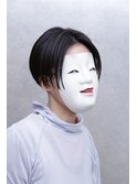 センターパート刈り上げ女子リヴァイヘア【coma中野】