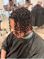 メゾンフォーメン 心斎橋店(Maison for men)&nbsp;ハードスパイラルパーマ　カーリーパーマ　フェードカット