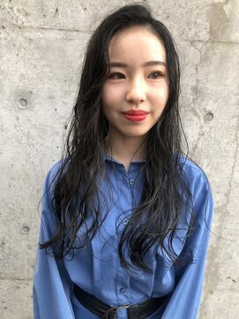 イフ 高崎本店(Ifh) ブルーブラック×ロング