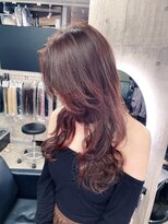 シックス バイ インク 渋谷(SIX by INK.)&nbsp;ダークブルー/デジタルパーマ/ワンホンレイヤー[渋谷]
