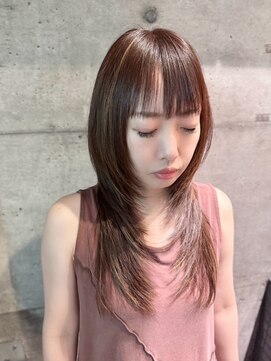 グランアージュ 池袋東口店(grandage) くびれロングハイレイヤーウルフカット/オン眉ワイドバング