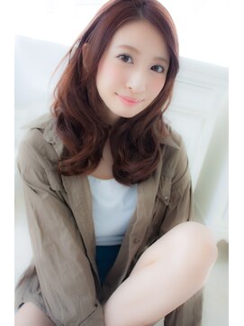 アンジュ ヘアー(Ange hair) 作り込まない大人かわいい　ランダムカールスタイル