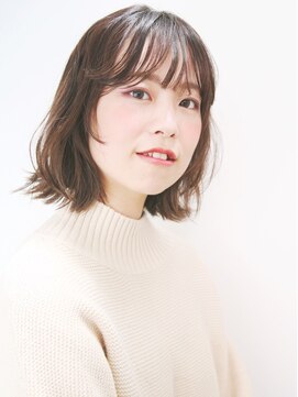 ピカイチ 上通店(pikA icHi) *pikAicHi*切りっぱなしボブ×シースルーバング