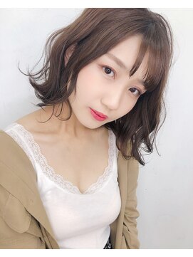 エトネ ヘアーサロン 仙台駅前(eTONe hair salon) 《eTONe》ふんわり柔らかミディ