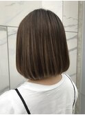 乾かしただけで決まるナチュラルボブ