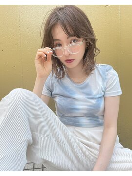 エース (ACE) ACE横浜 透明感ベージュ×くびれロブ