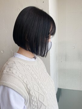 モップス 能見台店(MOPS) ミニボブ+地毛風カラー