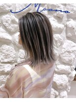 モアナ バイ ヘッドライト 沖縄東崎店(Moana by HEADLIGHT)&nbsp;Moana【東崎】#バレイヤージュ#ボブ#グレージュ#アッシュ