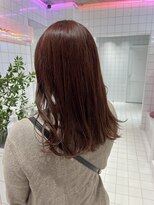 ロンドルーチェ 心斎橋(Lond luce)&nbsp;ダークアッシュ/ミディアムレイヤーカット［髪質改善/縮毛矯正］