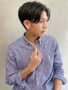 エクー(ECOO) 『　メンズセンターパートショート　』　ECOO