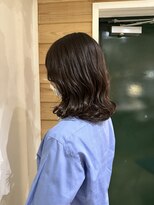 表参道デジタルパーマ人気コテ巻き風パーマイルミナカラー9969