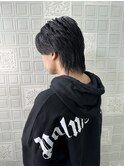 メンズツーブロウルフ