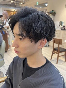 テトラ バイ ネオリーブ 横浜西口店(tetra by neolive) メンズパーマ　波巻き　ツイスパ　マッシュ　［横浜］［横浜駅］