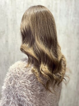 テトテ 門戸厄神店(tetote) 【tetote村山のサロンスタイル】ミルキーベージュ / 波巻き