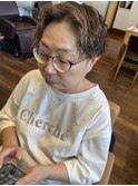 ツイストスパイラルパーマ 刈り上げマッシュ