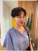 【oasisマミ】20代30代ニュアンスパーマ/刈り上げショート