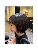 キッズカット×ショートボブ