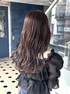 マニア(mania.) アッシュブラウンオリーブブラウン透明感カラーくすみカラー髪色