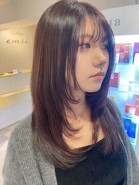 エミィ(emii.) ハイレイヤー&ボルドーカラー