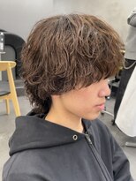 フィフスパーク(fifth PARK) 渋谷波巻きスパイラルパーマシャドウパーマメンズウルフカット