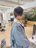 オーシャン(Ocean) 【OceanHair&Life田中愛梨】ショート/デザインカラー/ラベンダー