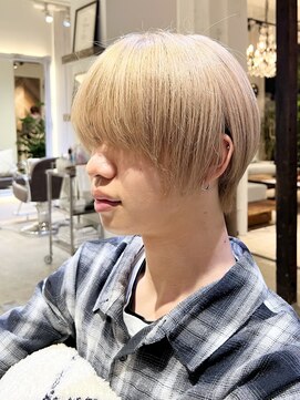 グラッド(GLAD.) メンズウルフカット中性ウルフメンズライクマッシュウルフカット