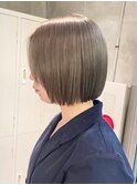 透明感カラー/イメチェンヘアスタイル/切りっぱなしボブ/横浜
