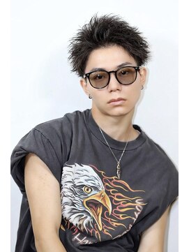 リップス 横浜(LIPPS) 短髪　ツイストパーマ　スパイキーショート